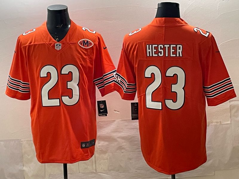Men 2026 Chicago Bears #23 Hester orange Limited Nike NFL Jersey style 02->chicago bears->NFL Jersey